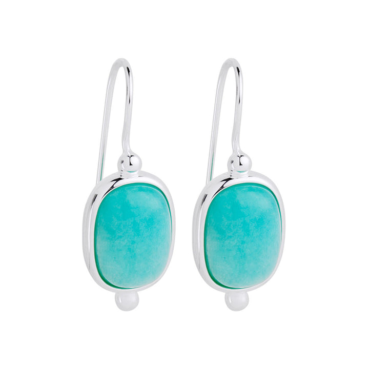 FLEUR AMAZONITE EARRINGS