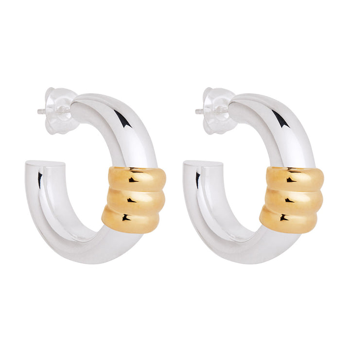 PONT DOR TWO-TONE EARRINGS