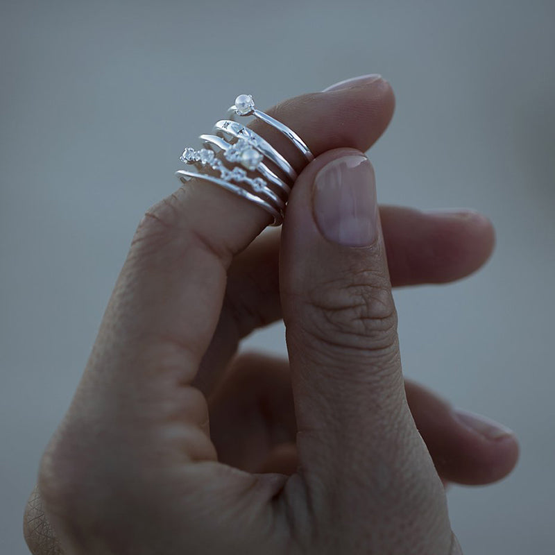 EBB AND FLOW DIAMOND RING