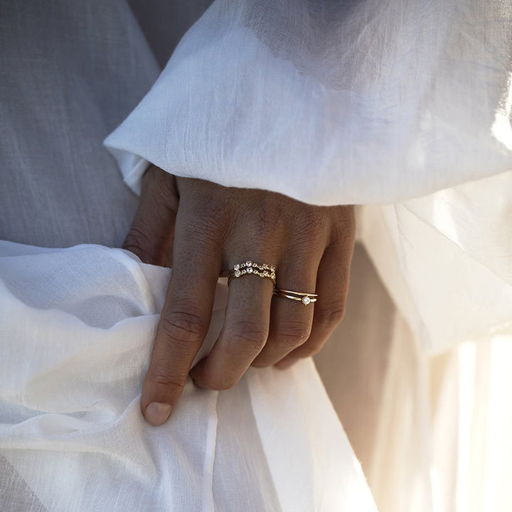 EBB AND FLOW DIAMOND RING