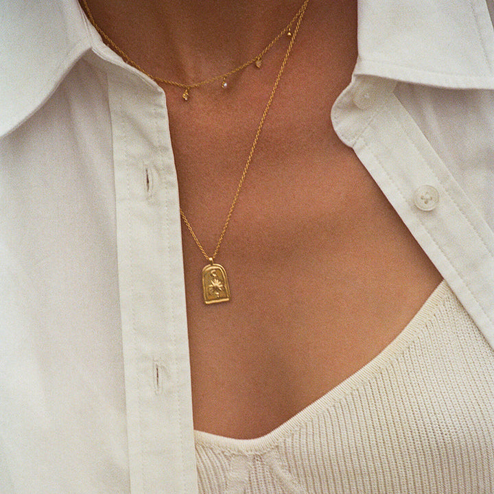 SUN AND MOON NECKLACE