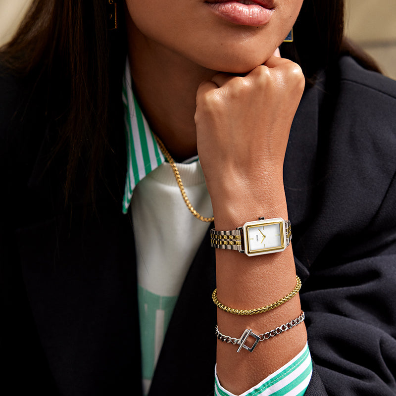 TWO-TONE FLUETTE WATCH