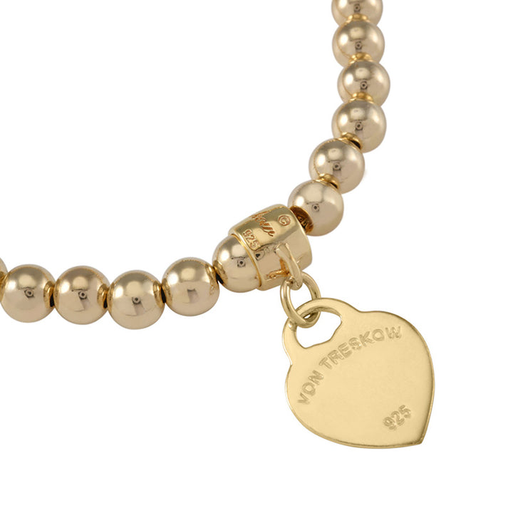 BALL BRACELET WITH VT HEART