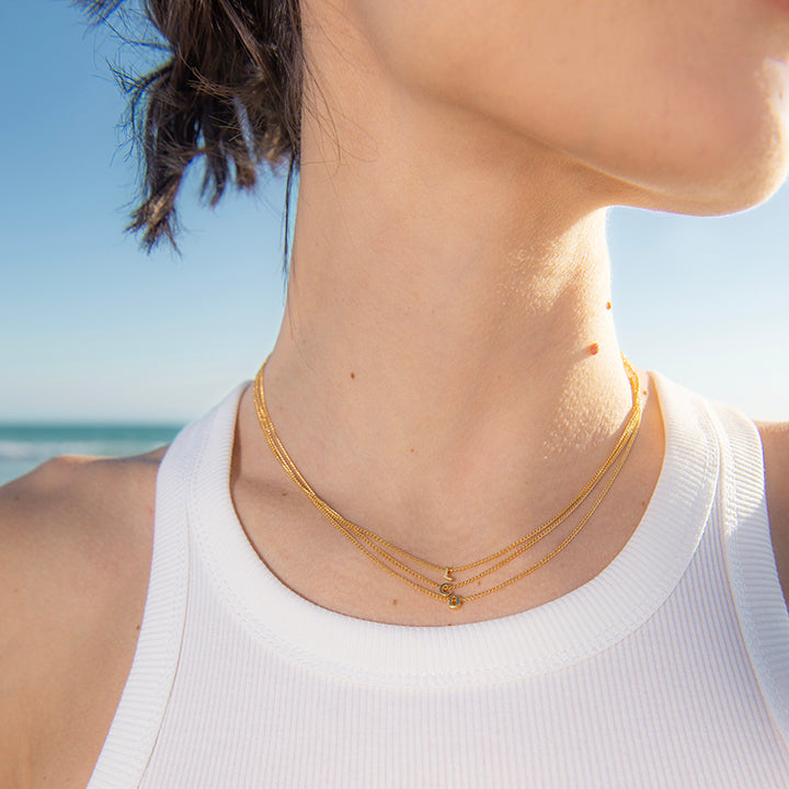 TINY LOVE LETTER NECKLACE