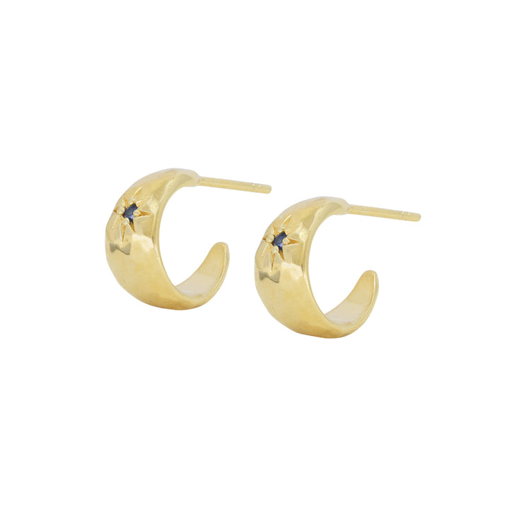 MIA BABY SAPPHIRE HOOPS