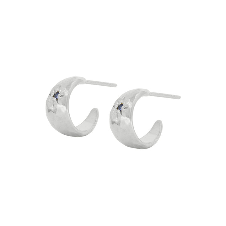 MIA BABY SAPPHIRE HOOPS