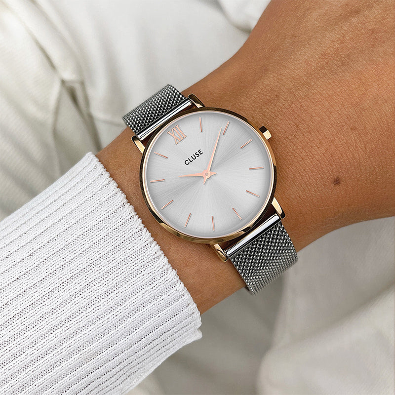 MINUIT ROSE GOLD/SILVER WATCH