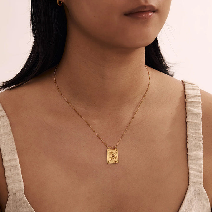 SUN AND MOON TAROT NECKLACE