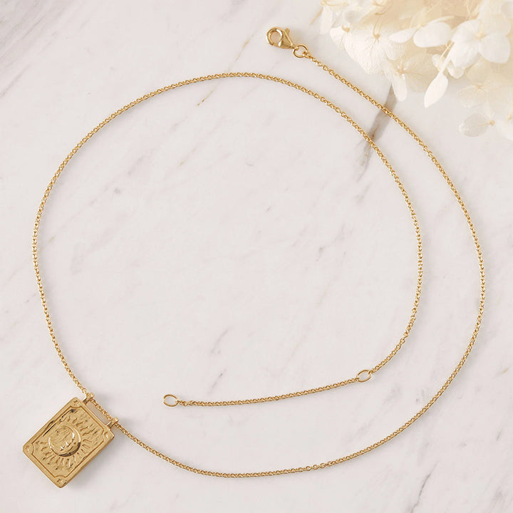 SUN AND MOON TAROT NECKLACE