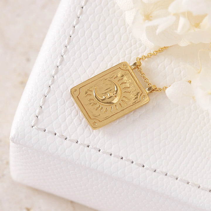 SUN AND MOON TAROT NECKLACE