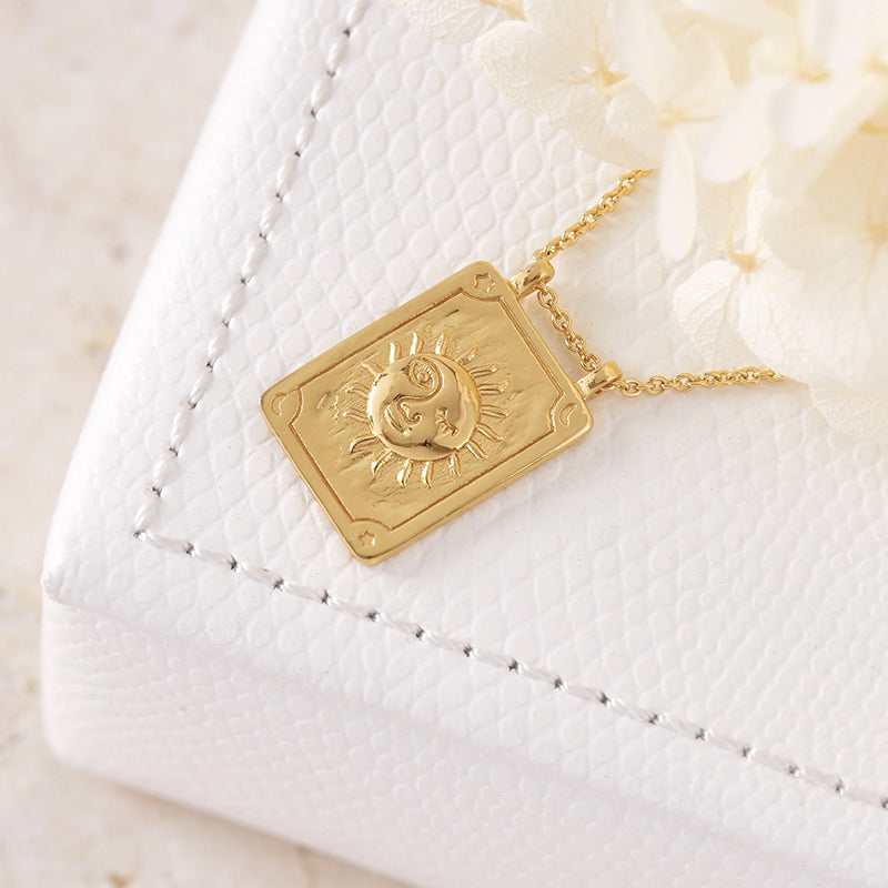 SUN AND MOON TAROT NECKLACE
