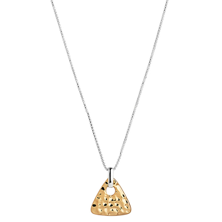 HAZE TWO-TONE PENDANT NECKLACE