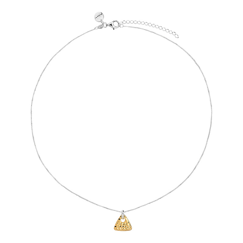 HAZE TWO-TONE PENDANT NECKLACE