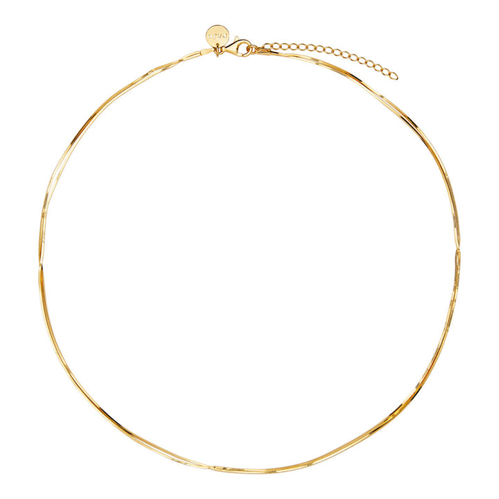 MIRAGE DOUBLE CHAIN NECKLACE