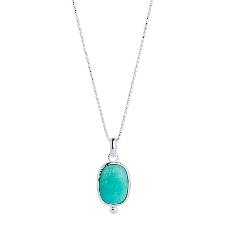 FLEUR AMAZONITE NECKLACE
