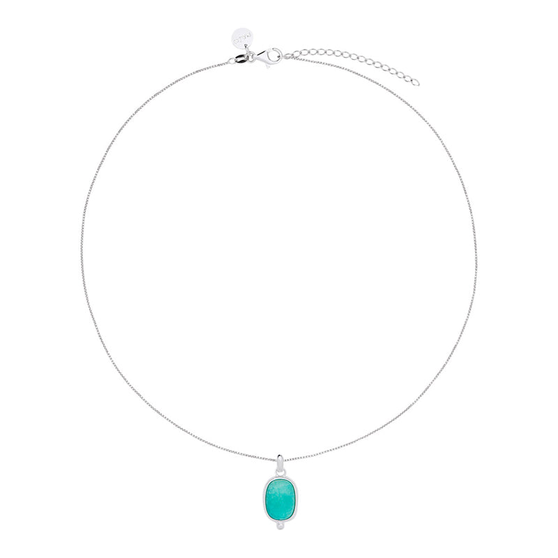 FLEUR AMAZONITE NECKLACE