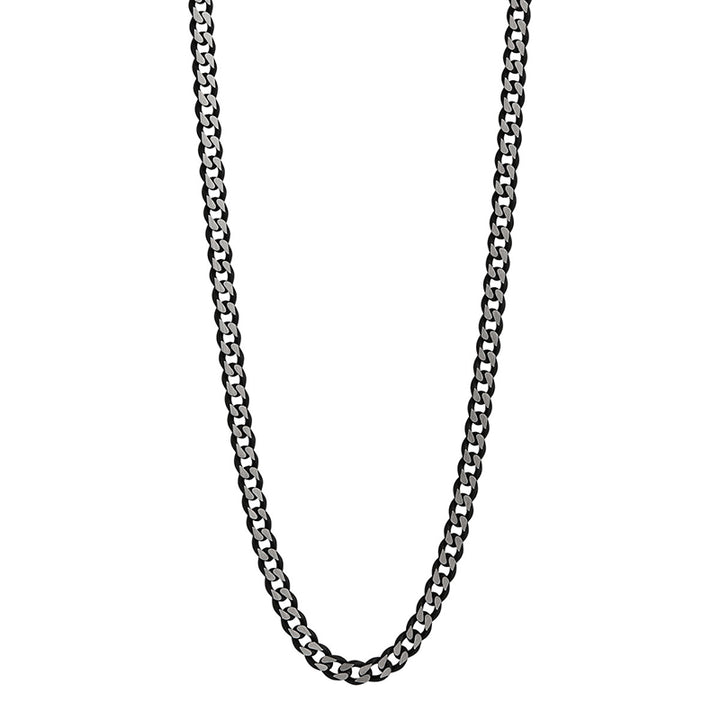 NERO MENS STEEL CURB CHAIN NECKLACE