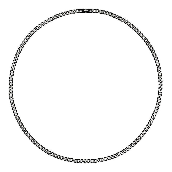 NERO MENS STEEL CURB CHAIN NECKLACE