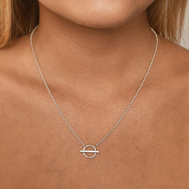 BELCHER CHAIN WITH VT TOGGLE NECKLACE