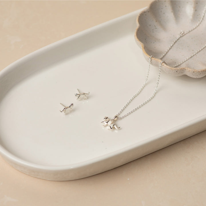 ORIGAMI PANTHER NECKLACE