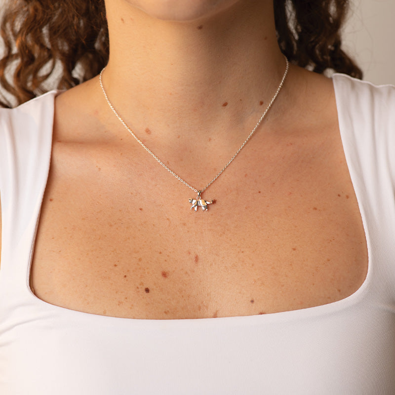 ORIGAMI PANTHER NECKLACE