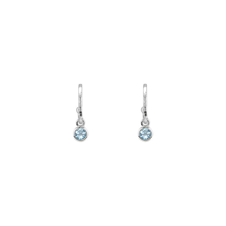MARCH BIRTHSTONE EARRINGS