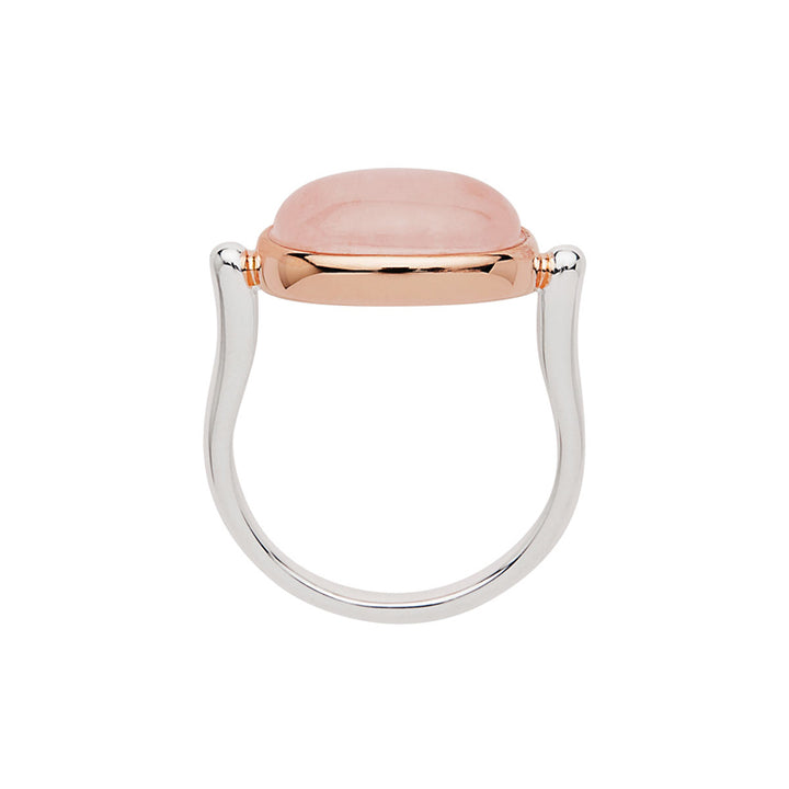 FLEUR ROSE ROSE QUARTZ RING