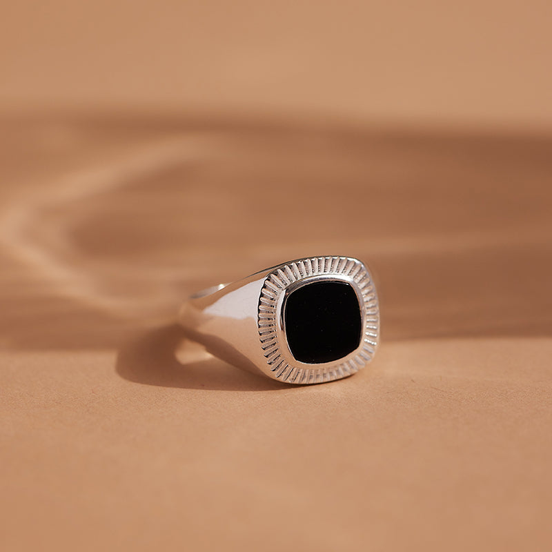 LENNOX BLACK ONYX RING
