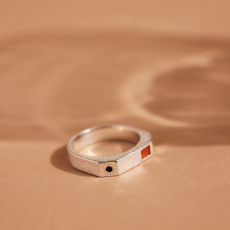 NOAH CORNELIAN & ONYX SIGNET