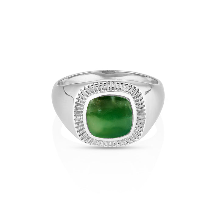 LENNOX GREEN ONYX RING