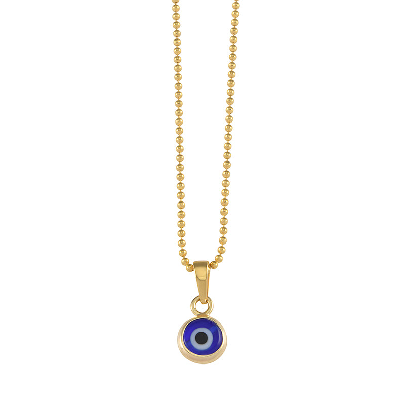 EVIL EYE FINE BALL NECKLACE