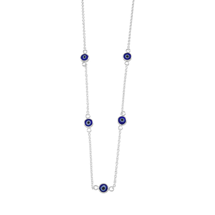 MULTI EVIL EYE NECKLACE