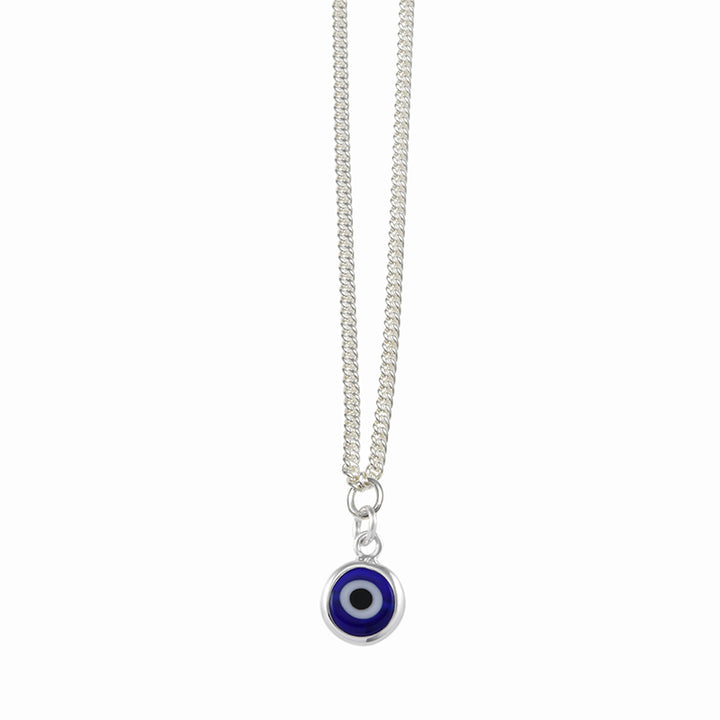 EVIL EYE FINE CURB NECKLACE