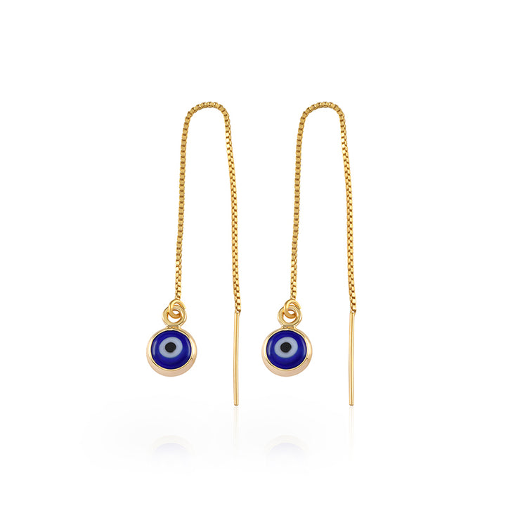 EVIL EYE THREAD EARRINGS