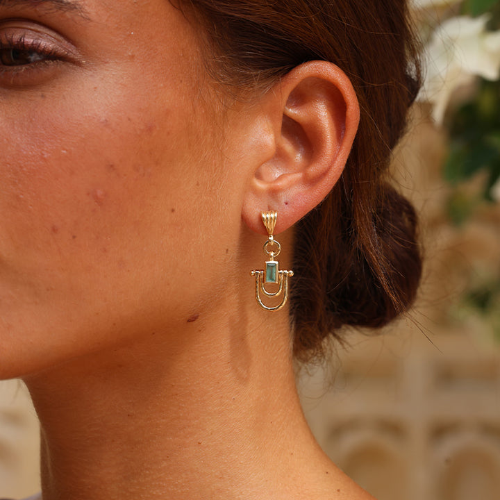 ALLEGRA APATITE EARRINGS