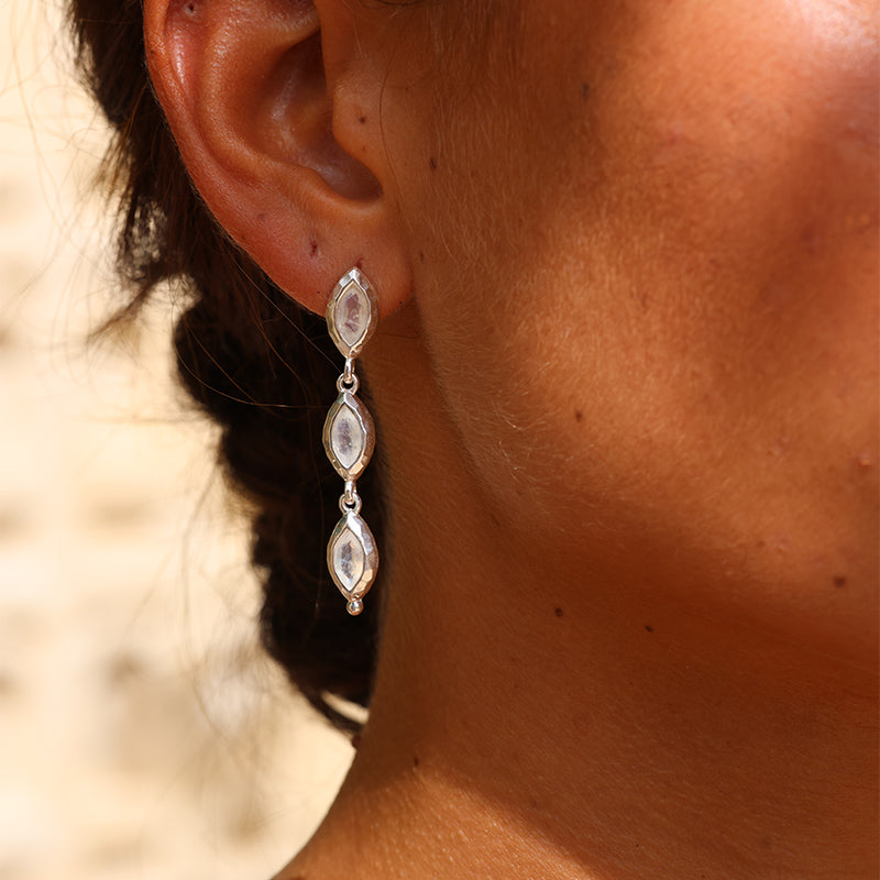 ISABELLA MOONSTONE STUDS