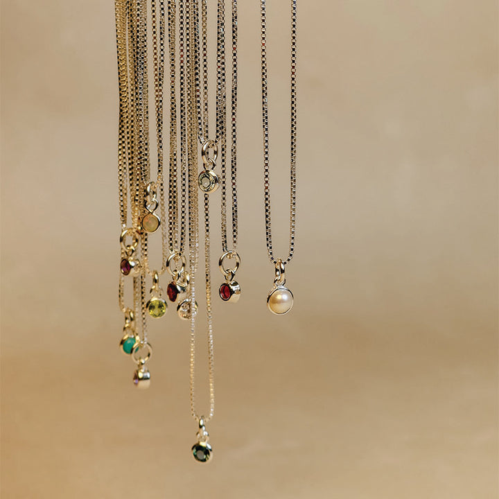 OCTOBER BIRTHSTONE NECKLACE