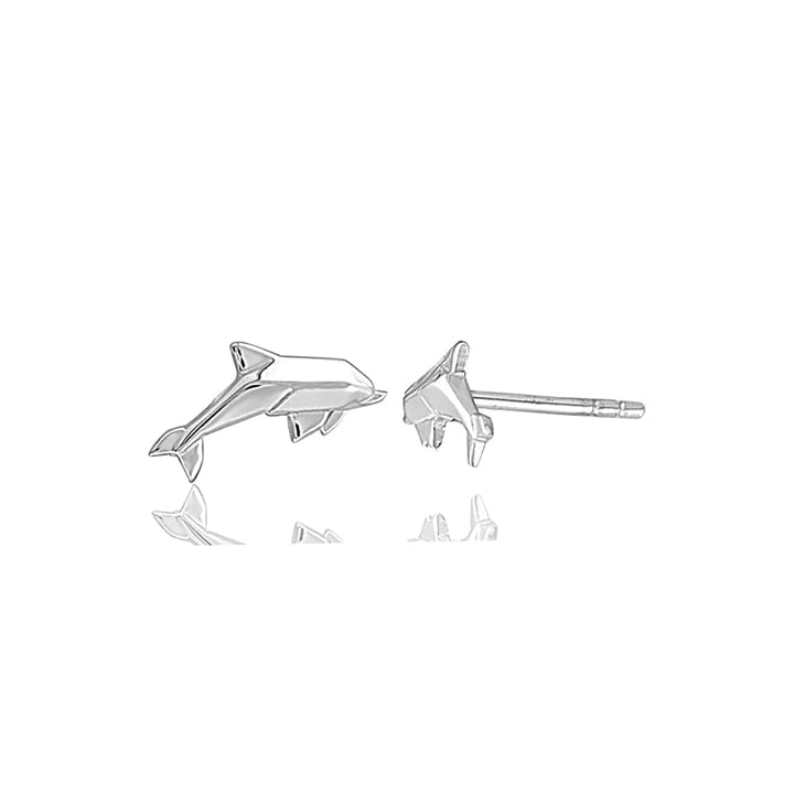 ORIGAMI DOLPHIN EARRINGS