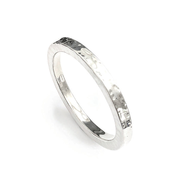 HAMMERED CONCAVE BANGLE