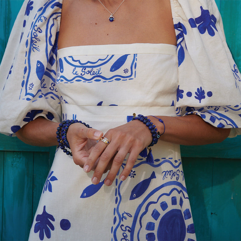 MATI EVIL EYE TASSEL BRACELET