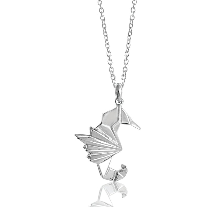 ORIGAMI SEA HORSE NECKLACE