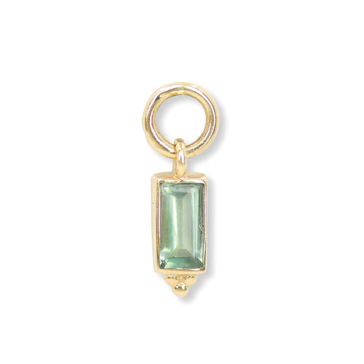 BAGUETTE APATITE EARRING CHARM