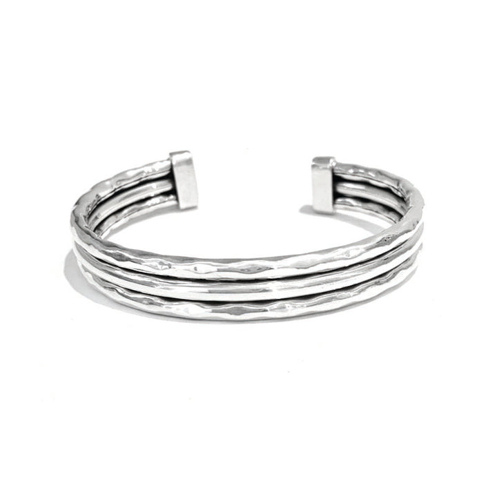 HAMMERED TUBES CUFF