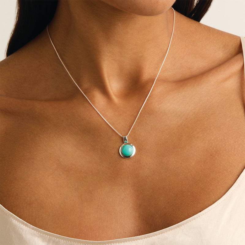 HUSK TURQUOISE SMALL NECKLACE