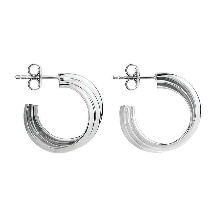 RIPPLE HOOP EARRINGS
