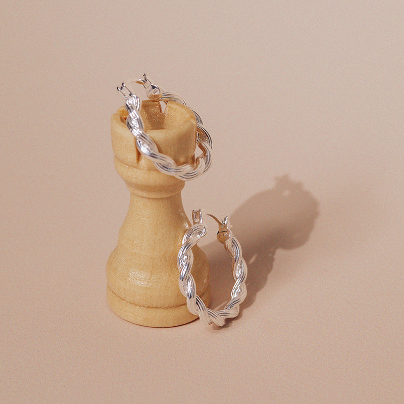 SILVER BARE HOOPS | OUR GIFT TO YOU