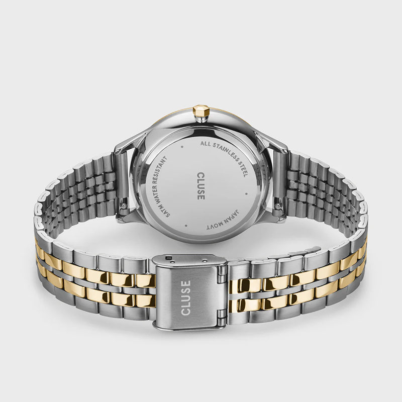 MINUIT DATE TWO-TONE WATCH