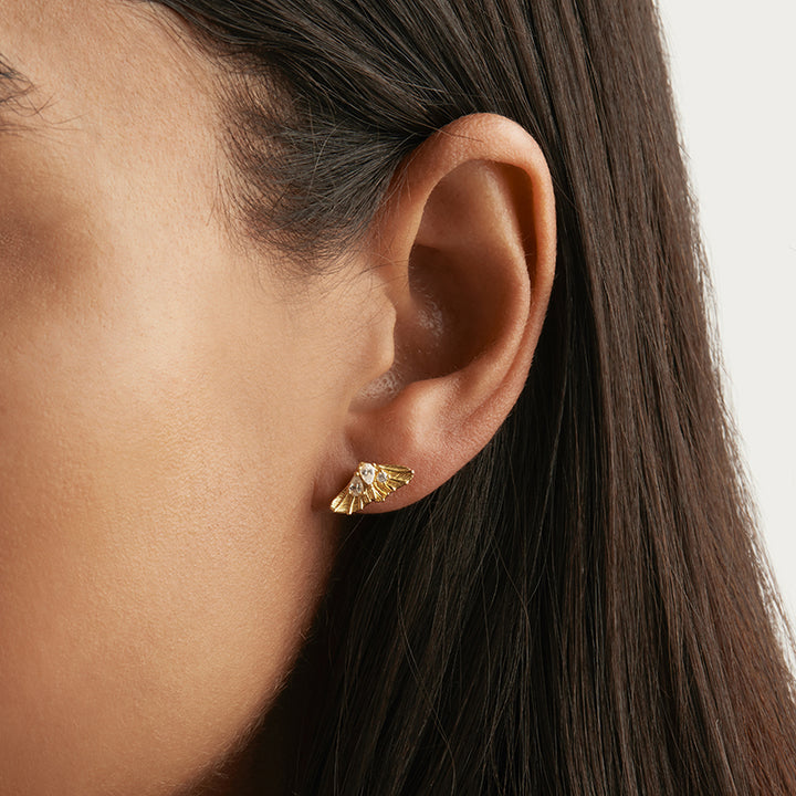 OCEAN WHISPER STUD EARRINGS