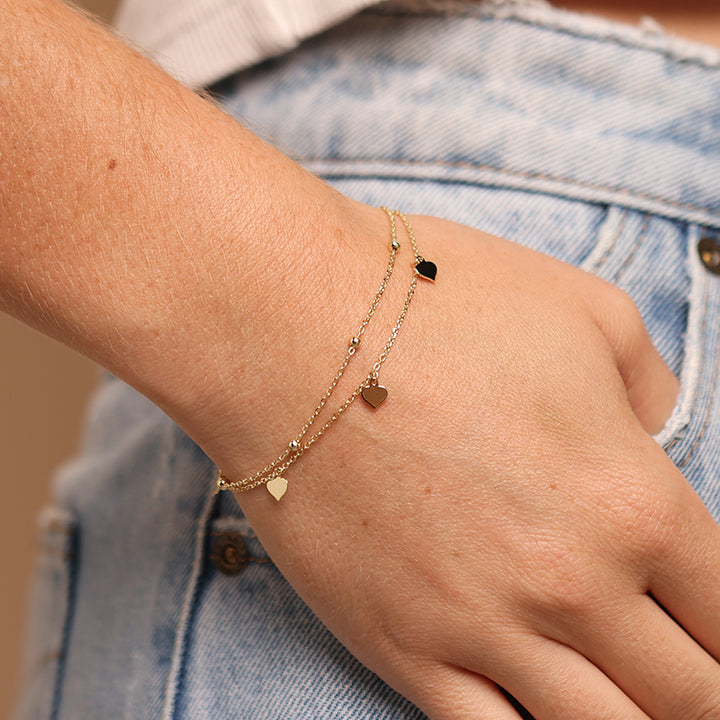 CASCADING HEARTS BRACELET