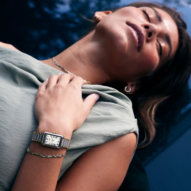 BELISENNA TWO TONED WATCH